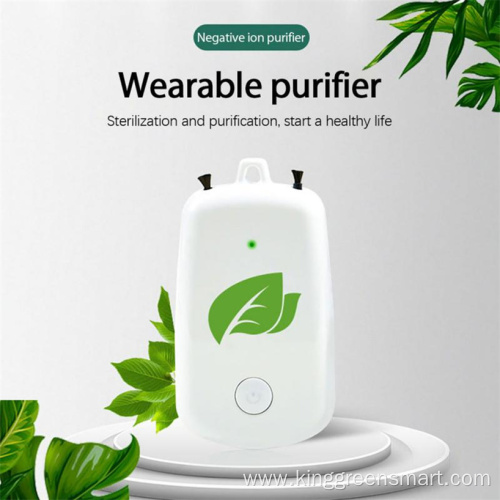 Portable Wearable Air Purifier With Hepa Filter